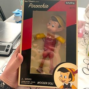 Schylling Disney Pinocchio wooden doll - Rare
